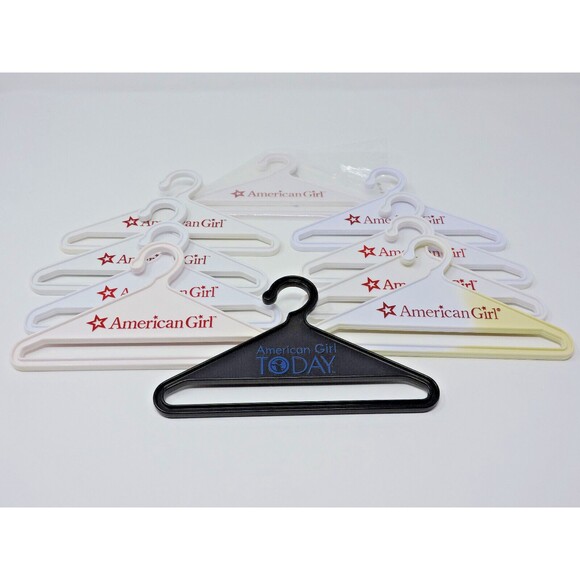 AMERICAN GIRL Star Logo Plastic Doll Clothing Hangers 1 NEW SEALED 9 Pre-owned - Picture 4 of 7